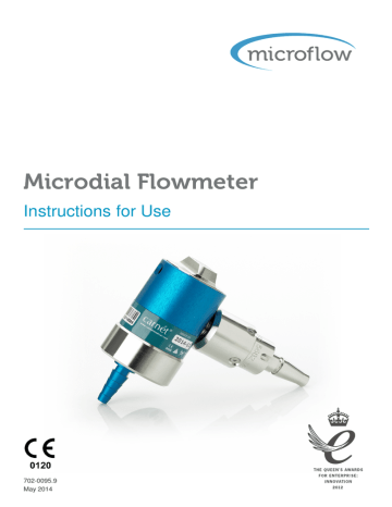 Oxygen Flowmeter Microdial Instructions for Use | Manualzz