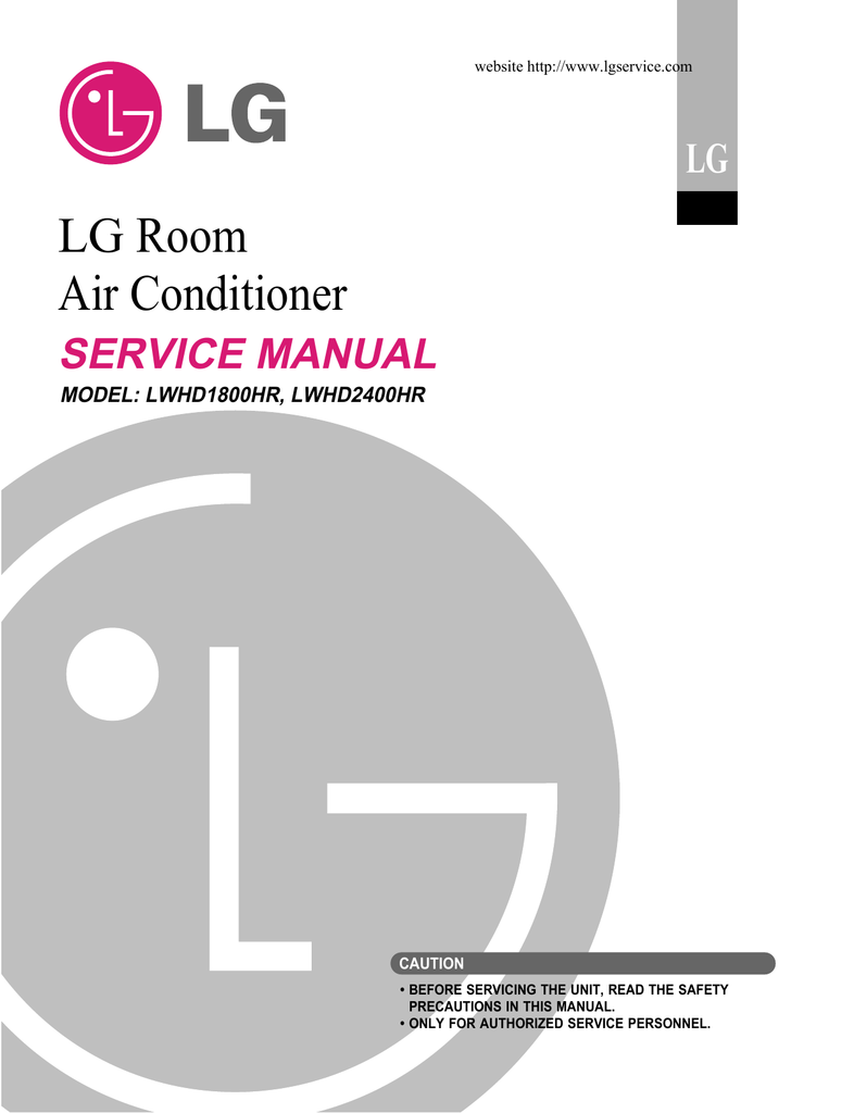 LG Room Air Conditioner Manualzz