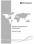Hygrometer Moisture Image Series 1 Startup Guide