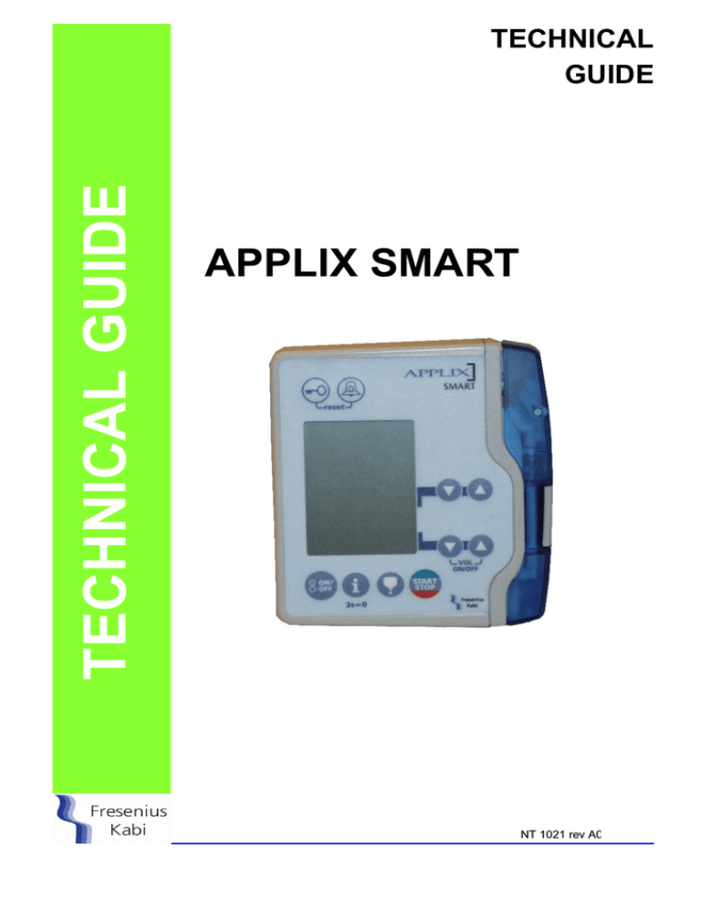 FRESENIUS Applix Smart Infusion Pump Service Manual Manualzz