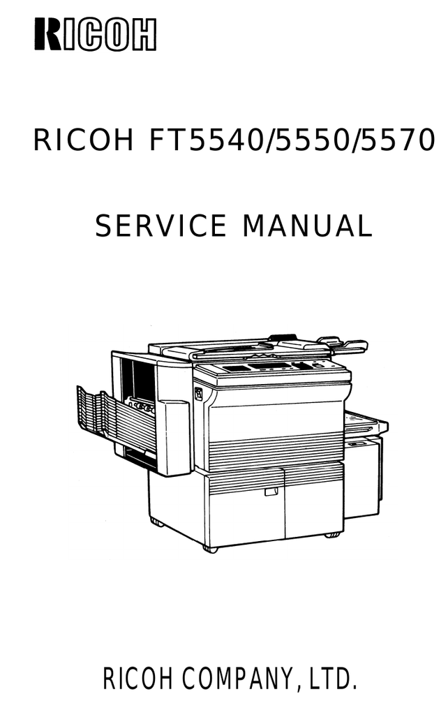 Ricoh fax 1130l manual