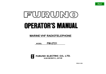Furuno VHF FM2721 – Bande Marine, Modèle D'occasion Fonctionnel