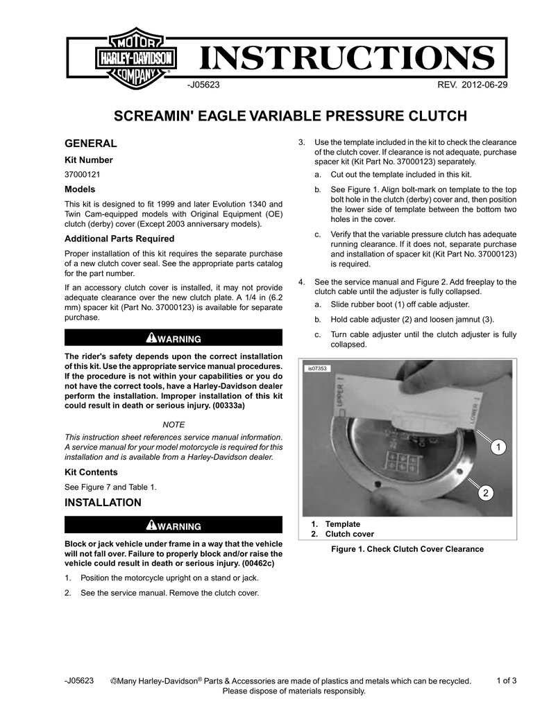 screamin eagle race clutch kit