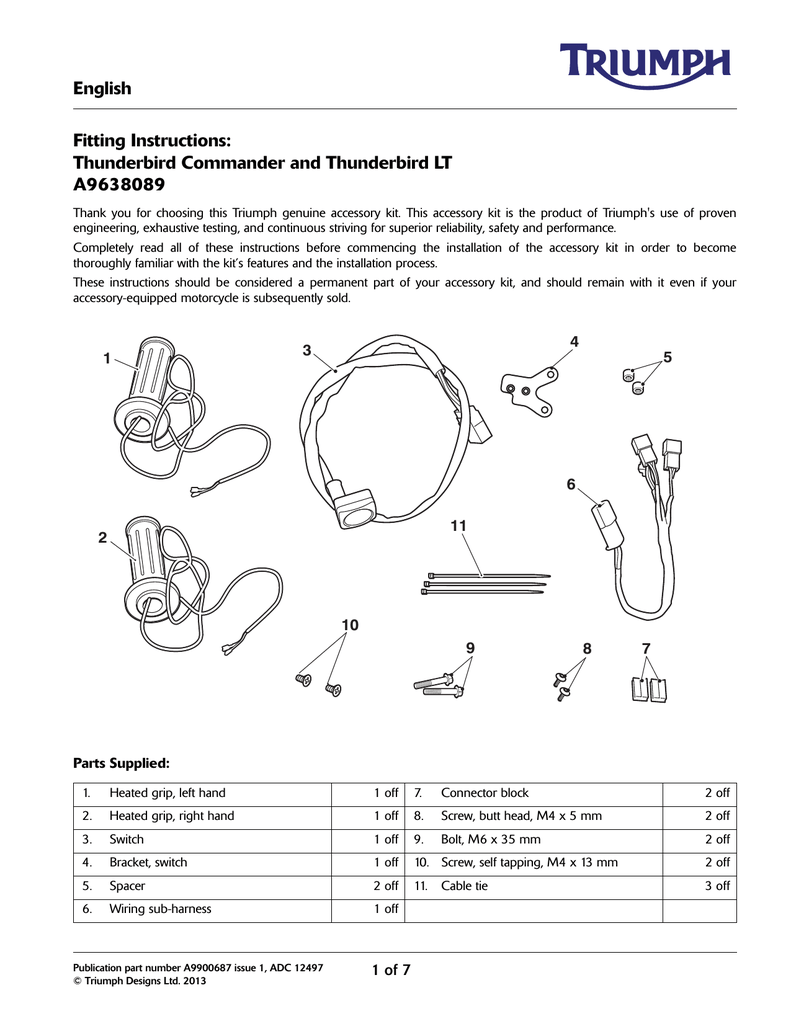 triumph tiger heated grips