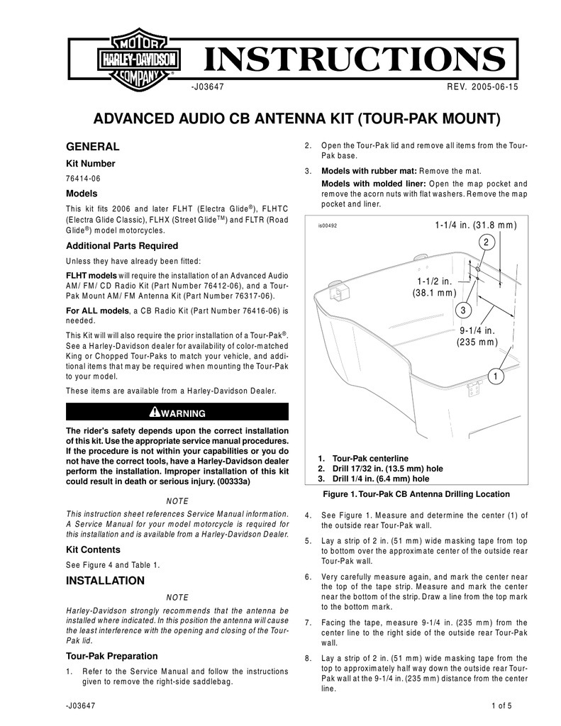 harley davidson antenna adapter