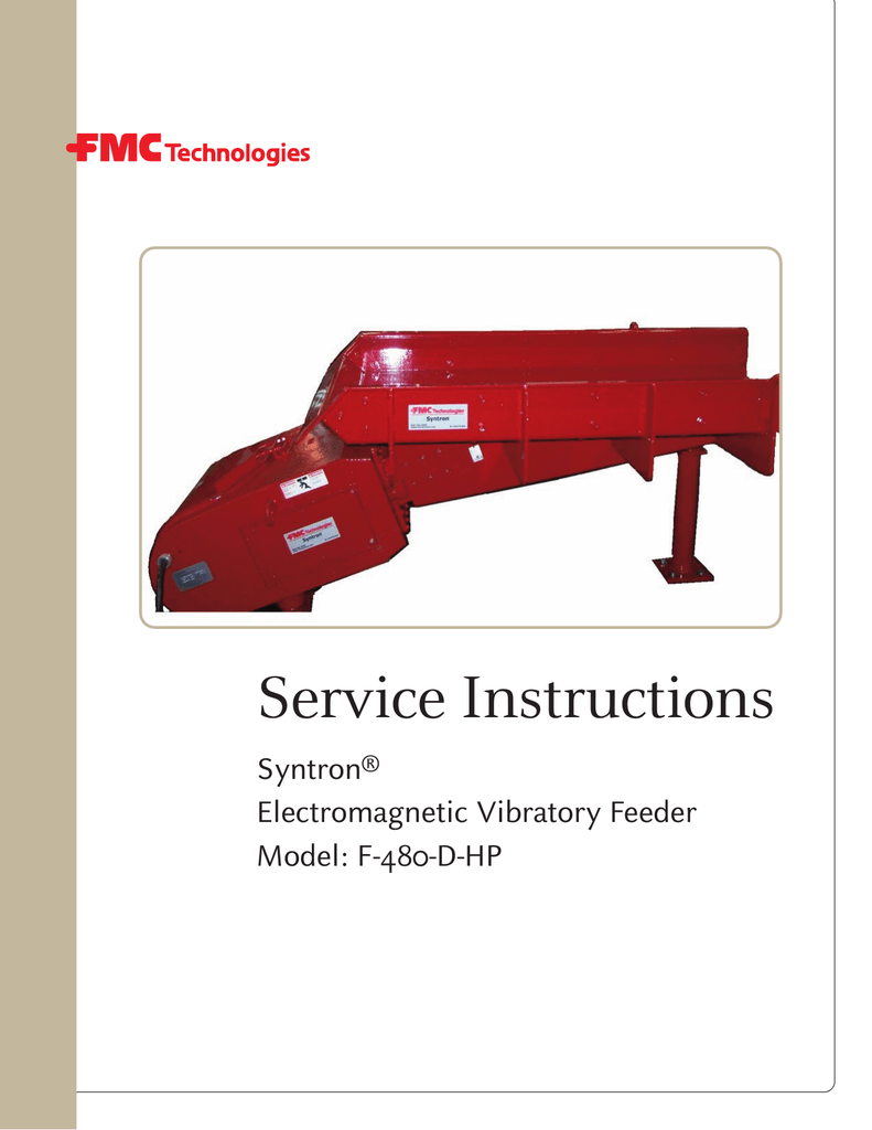 Service Instructions Fmc Technologies Chile Ltda Manualzz