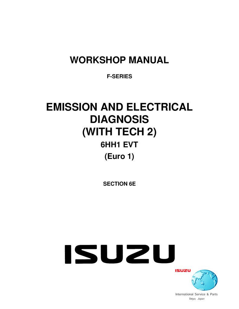 Emission And Electrical Diagnosis With Tech 2 Manualzz Emission And Electrical Diagnosis With Tech 2 Manualzz
