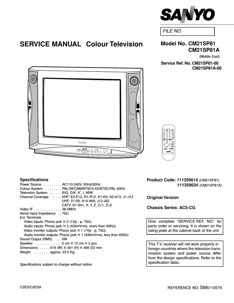 Как настроить телевизор sanyo старого образца