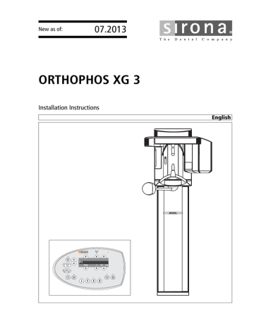 Orthophos Xg 3 Sirona Support Manualzz