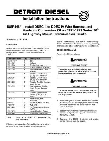 18sp546rev Manualzz 18sp546rev Manualzz, Ddec Ii Wiring Schematics