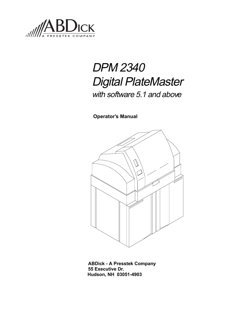 dpm 2340 parts manual Dpm 2340 digital platemaster pdf.