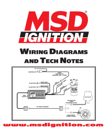 Wiring Diagrams And Tech Notes Manualzz, Msd 7al2 Plus Wiring Diagram