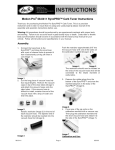 Motion Pro 08-0411 SyncPRO Carb Tuner Manual &amp; AI