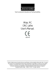 Denford Mirac PC CNC Lathe User's Manual