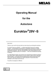 MELAG Euroklav 23 VS+ and Euroklav 29 VS+ Technical Manual | Manualzz