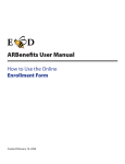 ARBeneﬁts Online Enrollment Form User Manual | AI Chat &amp; PDF