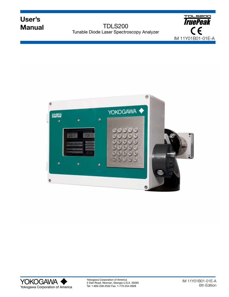 YOKOGAWA TDLS200 User manual Manualzz