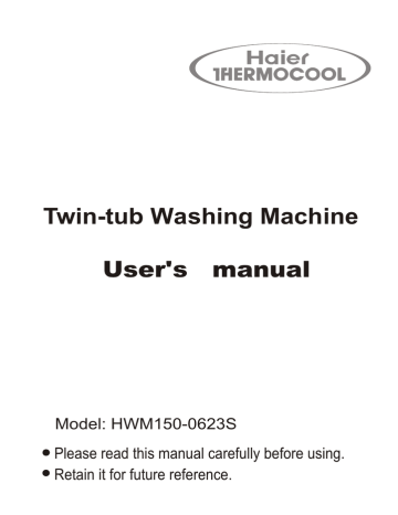 Haier HWM120-0523S User manual | Manualzz