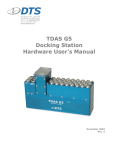 TDAS G5 Docking Station Hardware User's Manual