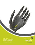 i-limb access User Manual