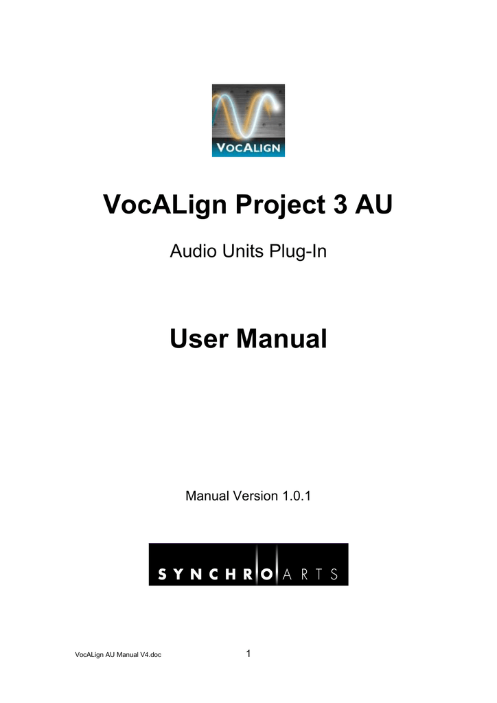 vocalign pro 4 system requirements