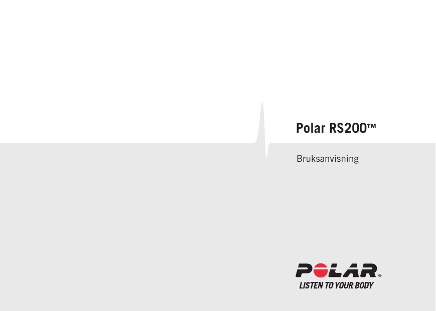 Polar Rs200 Bruksanvisning Manualzz Com