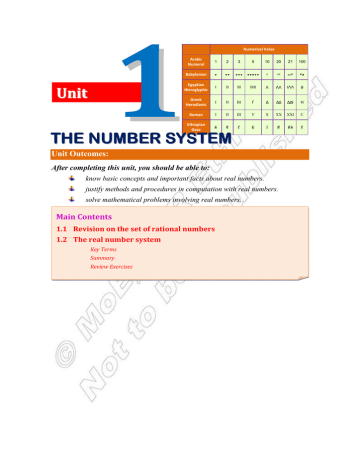 The Number System Manualzz