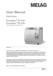 MELAG Euroklav 23 VS+ and Euroklav 29 VS+ Technical Manual | Manualzz