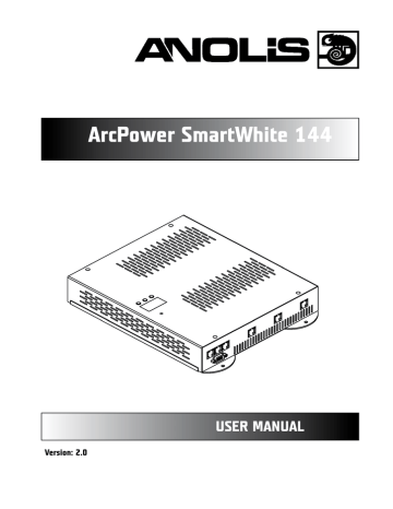 Anolis ArcPower™ 144 SmartWhite User manual | Manualzz