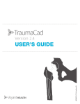 TraumaCad 2.4 User's Guide