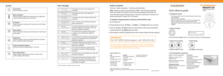 RENASYS GO Quick Reference Guide | Manualzz