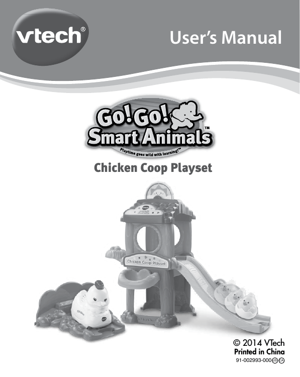 vtech go go smart animals chicken coop playset