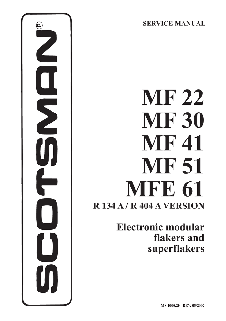 Mf 22 Mf 30 Mf 41 Mf 51 Mfe 61 Manualzz