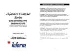 inform Informer Compact Series User manual