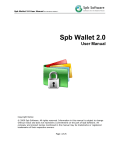 Spb Wallet 2.0 User Manual