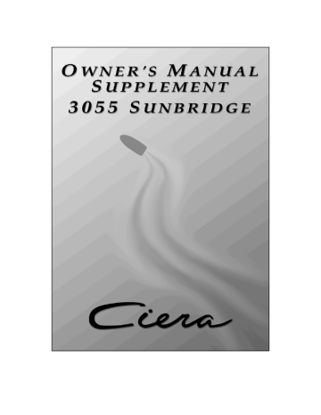 Bayliner 2001 Ciera 3055 Sunbridge Owner Manual | Manualzz
