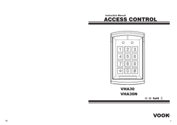 Vook VHA30N Instruction manual | Manualzz