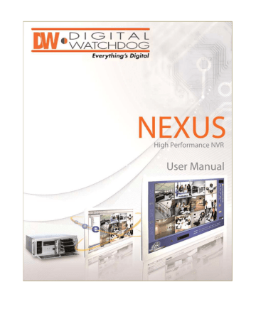 Digital Watchdog DW-Nexus Nexus manual | Manualzz