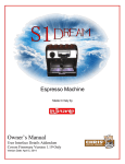 Laspaziale S1 Dream Owner's Manual