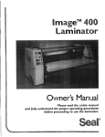 Image 400 Laminator Owner's Manual