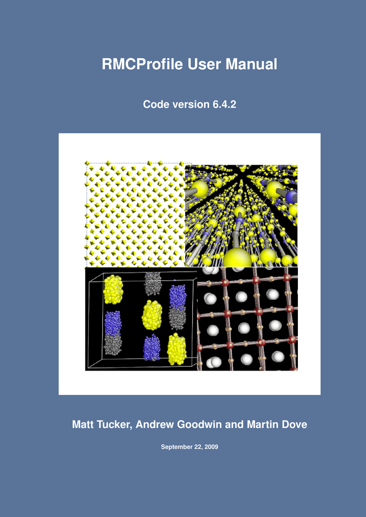 RMCProfile User Manual - Manualzz