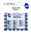 Adash VA4Pro 4400 User Manual