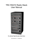 TRC RS372 Radio Stack User Manual