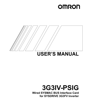 3G3IV-PSIG | Manualzz