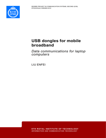 USB dongles for mobile broadband  Manualzz