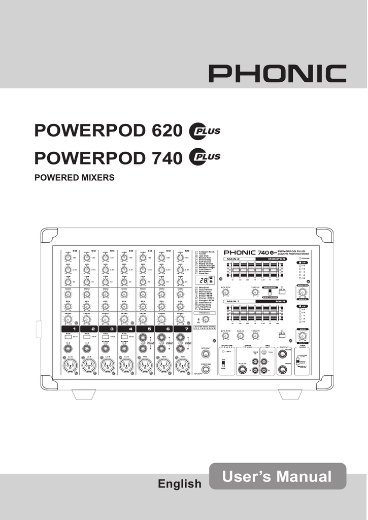 phonic powerpod 740 plus