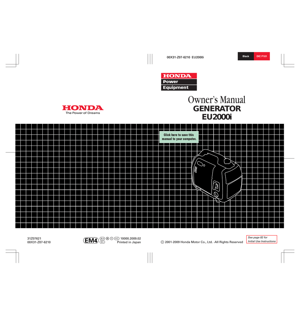 Honda Eu2000i Generator Serial Number Decoder