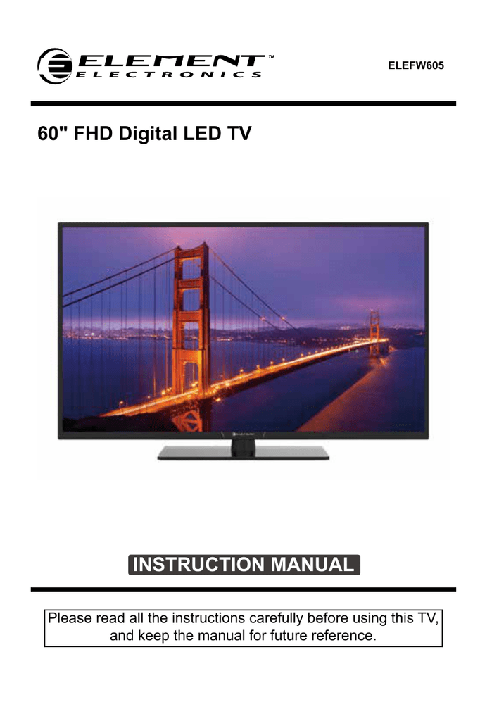 Element ELEFW504A Instruction manual | Manualzz