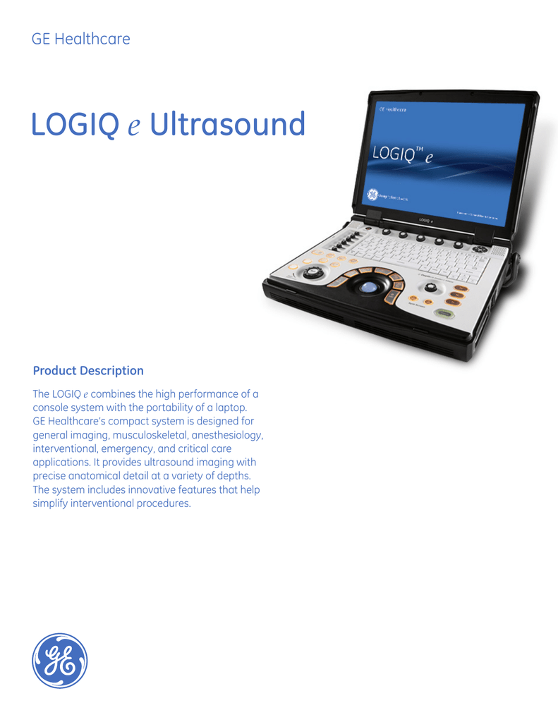 Ge Logiq E Ultrasound Spec Sheet Manualzz