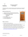 Vinmetrica SO2 controller SC-100A User Manual